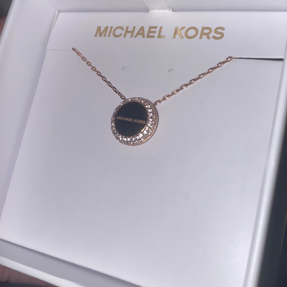 Michael Kors Rose Gold Necklace NWT